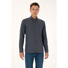 U.s. Polo Assn. Erkek Açık Lacivert Gömlek Desenli 50308554-vr059 Acık Lacıvert