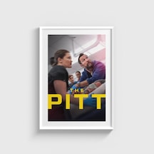 The Pitt Dizi Posteri Tablo Çerçeveli Poster Duvar Dekorasyonu Beyaz Çerçeveli Tablo Beyaz Çerçeveli Tablo Dn11d463beyaz