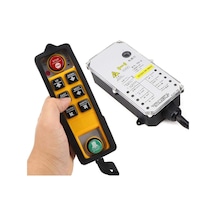 Yayu Yu-6 Kaldıraç Kontrolörü Vinç Radyo Uzaktan Kumanda Tek Saplı, 36v, 800mhz