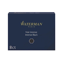 Waterman Dolma Kalem Kartuşu, Siyah, 8'li Paket Çok Renkli