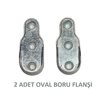 Adilon Boru Flanşı Oval 2'Li