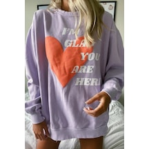 Madmext Mad Girls Lila Sweatshirt Mg1224