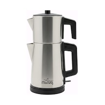 Oz26cm10 2in1 Paslanmaz Çelik Çay Makinesi Ve Su Isıtıcı 1800 Watt Inox 2,5 Litre Diğer