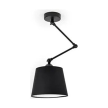 Riolight Retro,Rustik Siyah Hareketli Metal Sarkit Avize Rio1723