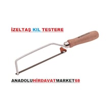 Izeltaş Kil Testere Kolu Ağaç Sapli 150 Mm Kil Testere