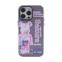 Apple iPhone  Uyumlu,  14 Pro Max Kılıf Prada Desenli Kapak - Prada Mor - 1