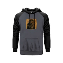Batushka Panihida Gri Renk Reglan Kol Sweatshirt