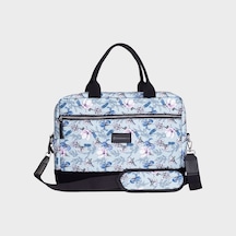 Bloominbag Cherry Blossom 15-16 İnç Laptop / Macbook Çantası Mavi