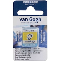 Talens Van Gogh Yarım Tablet Sulu Boya Transparent Yellow Medium 272 Standart