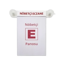 Nöbetçi Eczane Panosu Tekli