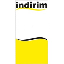 Baskılı Kuşe Etiket 45 64 50 Li Paket