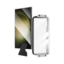 Zore Galaxy S24 Ultra Hizalama Aparatlı Estek Easy Body Ekran Koruyucu-siyah