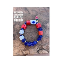 Cam Bodrum Boncuk Bileklik Cam Boncuklu Bileklik Lacivert 99725951