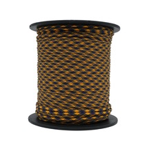 Mg Ropes Bileklik,outdoor 4 Mm Paracord İp No:110 100 Metre Hardal Mavi Desenli
