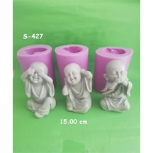 Üçlü Buda 15 Cm Silikon Kalıp
