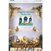 Sticker Hoş Geldin Ramazan Süsü, Ramazan Süsleri, Ramazan Tavan Süsü Ramazan Desenli Ürünler