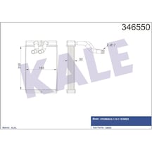 Kale Kalorıfer Radyatoru Hyundaı H1 Starex 97-04 Klr-346550