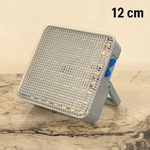 Büro Ev Ofis Kamp Keyfi İçin 200w 3600mah 4mod Usb Şarjlı Dış Mekan Işık Projektör Lamba Açık Gri