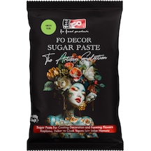Yeşil Fodekor Kaplama, Dekor Ve Çiçek Yapımı İçin Şeker Hamuru 1 Kg