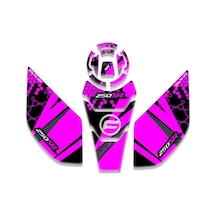 Cfmoto 250sr Uyumlu Tank Pad Set Pembe 2021-2026 Diğer