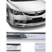 Otomotiv Honda Cıvıc 2006-2011 Fd-6 Kasa Krom Kapı Eşiği 4 Parça Paslanmaz Çelik Uyumlu