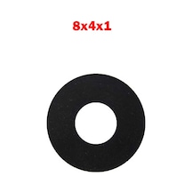 Koodmax 8X4X1 Plastik Rondela Siyah 10 - 50 - 100 Adet 10 Adet