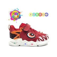 Cool Stego Işıklı Ortopedik Çocuk Spor Ayakkabı Kırmızı