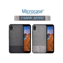Microcase Xiaomi Redmi 7A Fabrik Serisi Kumas & Deri Desen Kilif 396770421