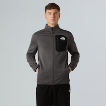 The North Face Crest Fz Erkek Gri Outdoor Polar Nf0a897cwuo1