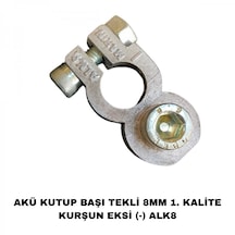 Akü Kutup Başı 2li 8mm 1. Kalite Kurşun + - Alk8