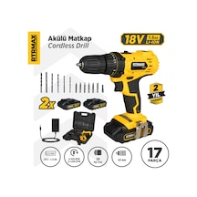 Rtrmax RTM350 Şarjlı Matkap Çift Akülü 30 Nm Li-ion 2x1.5 Ah