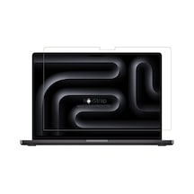 Novstrap Apple Uyumlu MacBook Pro M3 16 İnç A2991 İle Ekran Koruyucu Parlak Nano Film
