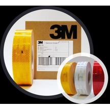 3m Pakkens Kırmızı Reflektör Şerit 55mmx50m. Pak-702