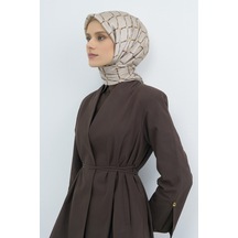 Armine Saf İpek Sura Eşarp-2026 İlkbahar-yaz- 953800d Vizon