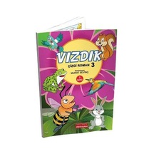 Vızdık Çizgi Roman Renkli Öykü Serisi Cilt - 3 - Aziz Sivaslıoğlu - Bordo Ressam