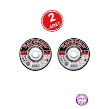 2 Adet İnox Metal Kesici Disk Spiral Taşı 115 Mm X 1.0 X 22.23 Paslanmaz Ve Metal Kesim Diski