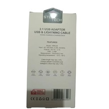 Steeltech 5v 2.1a 10w 1mt Usb 3.0 Ev Şarj Kafa + Lightning Şarj Kablosu 1 Metre Kablo + Başlık