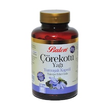 Balen Çörekotu Yağı Yumuşak Kapsülü 1380 MG 80 Çörek Otu Soft Gel