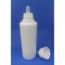 100 Adet 125 Ml Plastik Boş Şişe Kolonya-Sıvı-Mürekkep-Yağ Şişesi