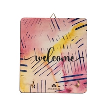 Anadoliamağazacılık Welcome Suluboya Dekoratif Askılık Diğer