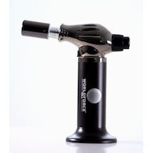Worldforce Turbo Torch Piezo 1300° Doldurulabilir Jet Pürmüz N11.3478 Siyah