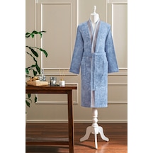 Maskulen Colorado Açık Mavi Kimono Bornoz L