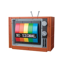 Oyuncak Renkli Televizyon Yapım Seti Blx 1988 Nostaljik Tasarım, Eğitici Yap-boz Oyuncağı