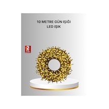 Uzun Ömürlü Led Teknolojili 10 Metre Şık Işıklı Süsleme Seti Çok Renkli