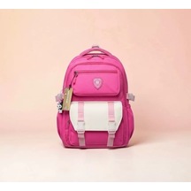 Elegance 0120 Pembe Kore Tarzı Unisex İlkokul Çocuk Sırt Çantası Pembe