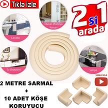 Kauçuk Köşe Koruyucu Bebek Güvenliği Sehpa Dolap Köşe Aparat Çok Renkli