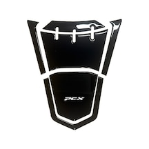 Honda Pcx 2021-2024 Tank Pad Ve Grenaj Kaplama 6 Parça Siyah