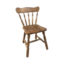 Vintage Masif Ahşap Sandalye 1 Adet Ac01 Çok Renkli