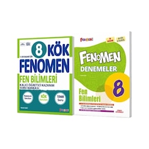 Fenomen Yayınları 8. Sınıf Kök Fen Bilimleri Soru Bankası + Fen Bilimleri Denemeleri 2 Kitap