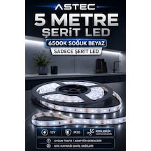 Astec 12v Şerit Led 5 Metre / 10 Metre Yapışkanlı Kesilebilir İç Mekân Aydınlatma Trafo Hariç Bütün Renkler 33848977